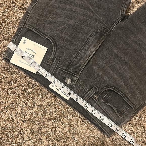 NWT Abercrombie & Fitch Women's Skinny Jeans - Charcoal Gray - Picture 6 of 10